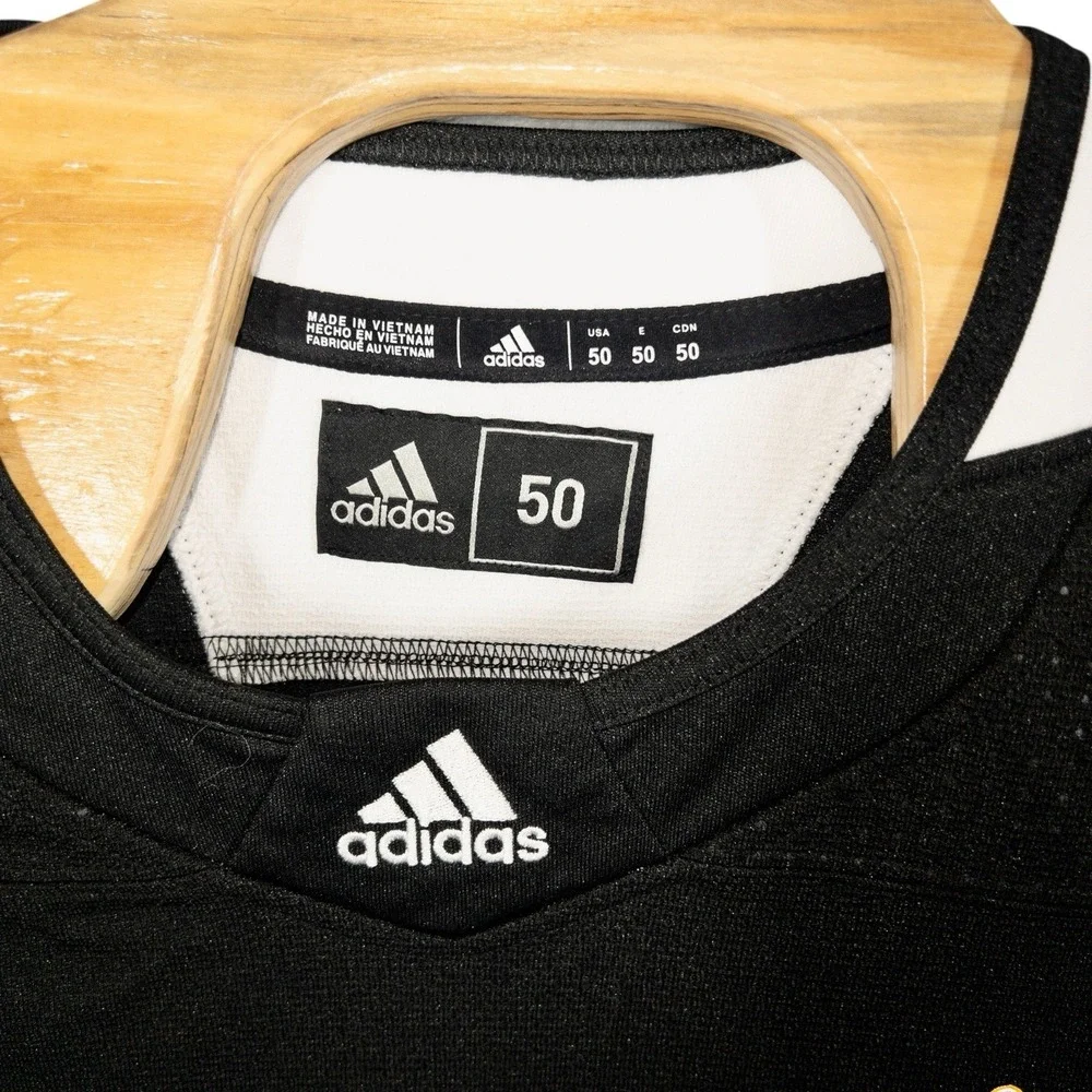 Adidas Wayne Gretzky Hockey School Jersey Mens 50 Fight Strap NHL #99 LA‎ Kings